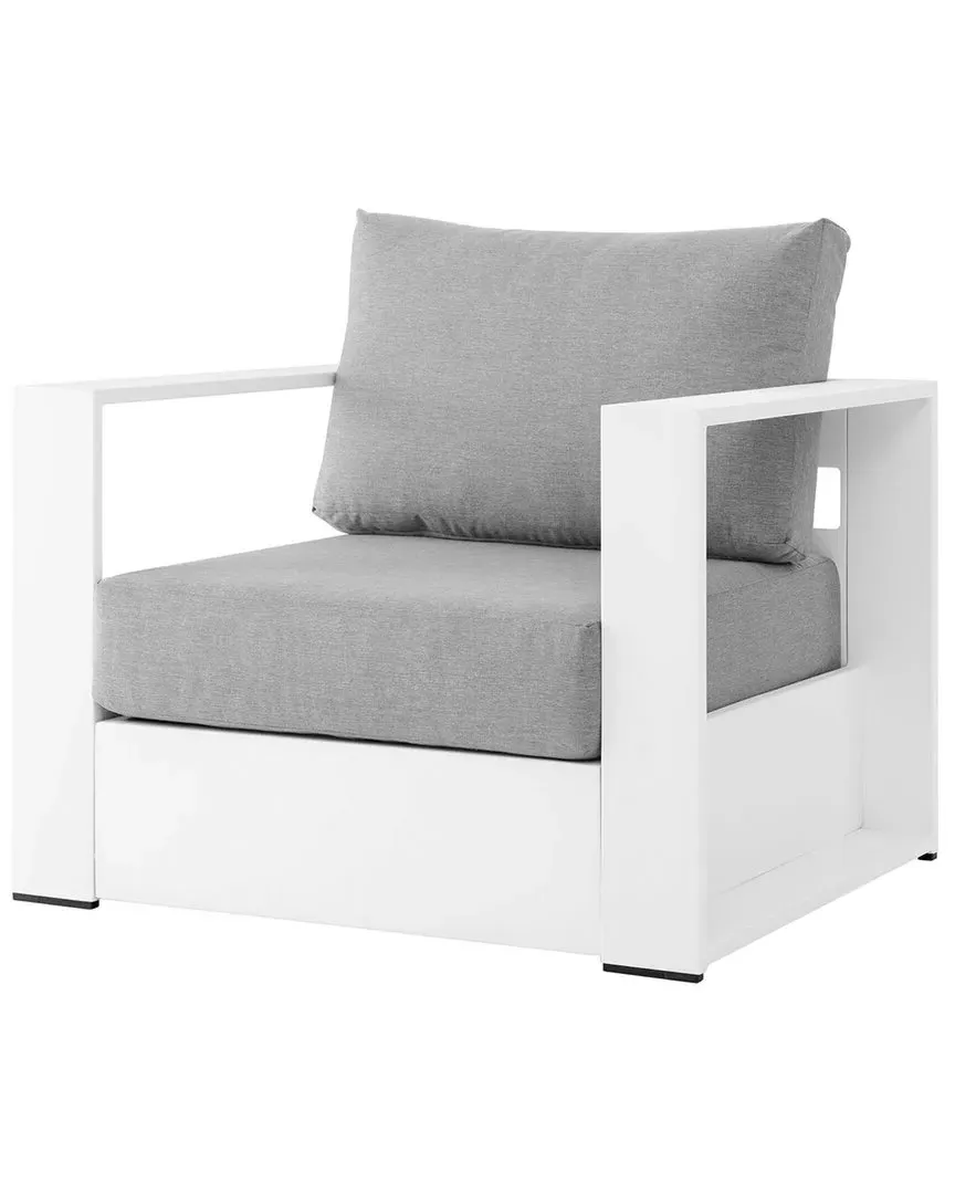 Tahoe Outdoor Armchair - White, Aluminum