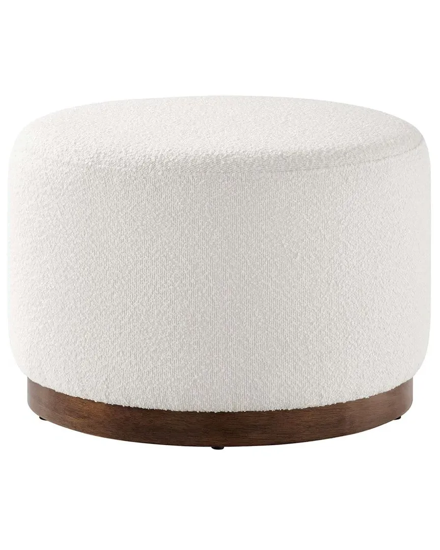 Tilden Round Ottoman - Boucle