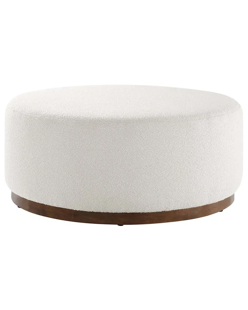 Tilden Round Ottoman - Boucle