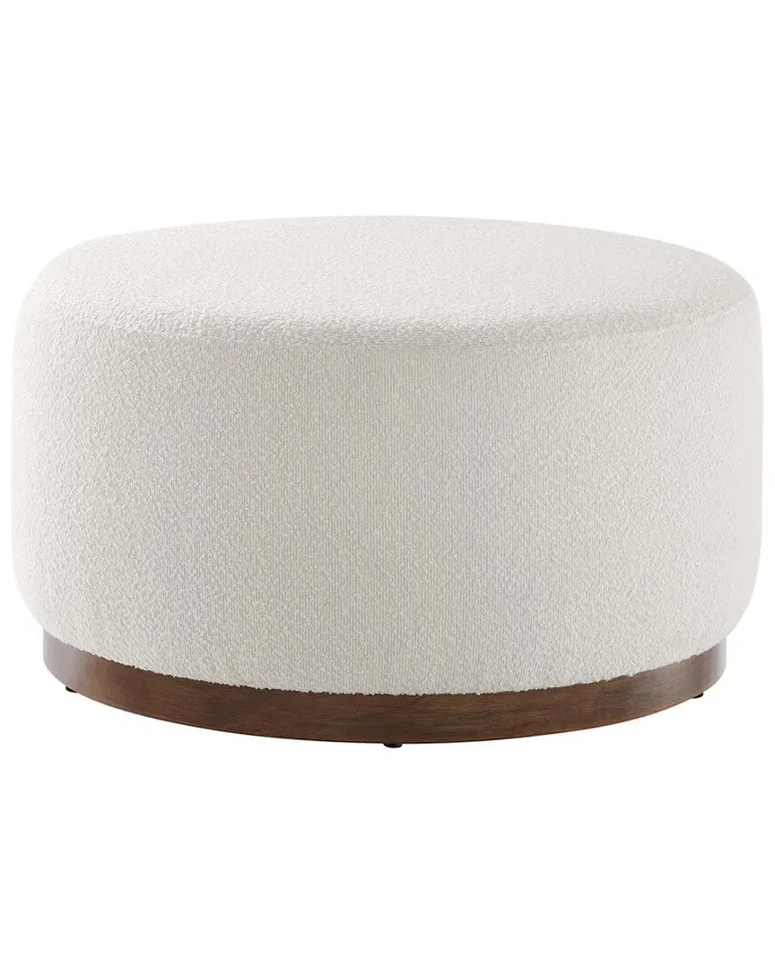 Tilden Round Ottoman - Boucle