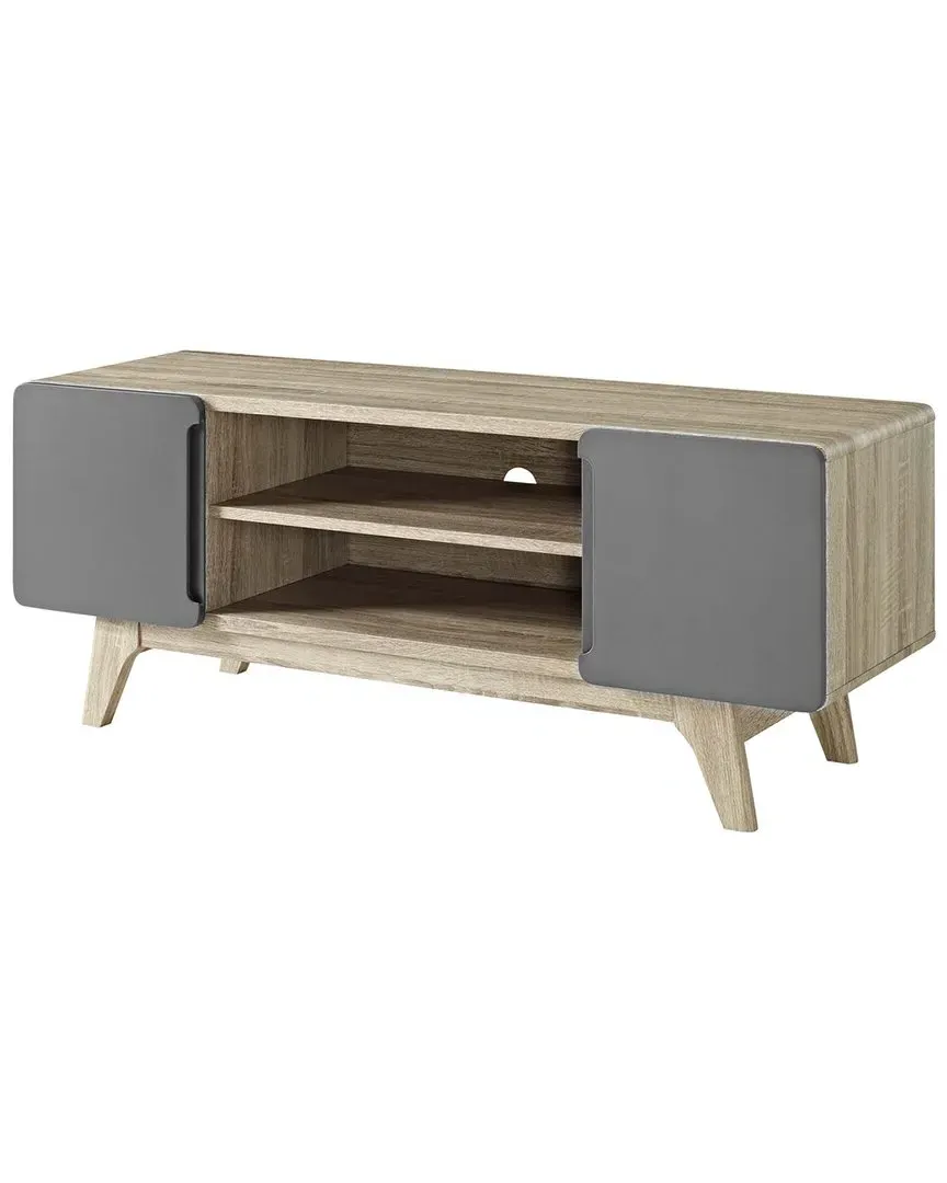 Tread 47in TV Stand with Storage - Natural Gray image