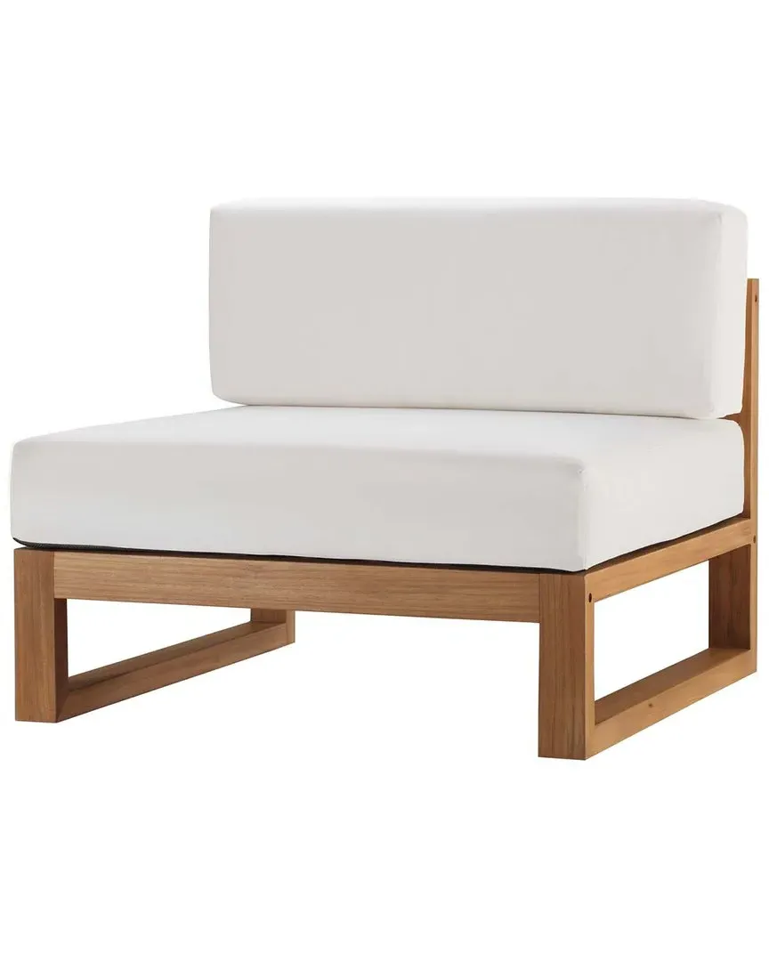 Upland Outdoor Armless Chair - Brown, Teak