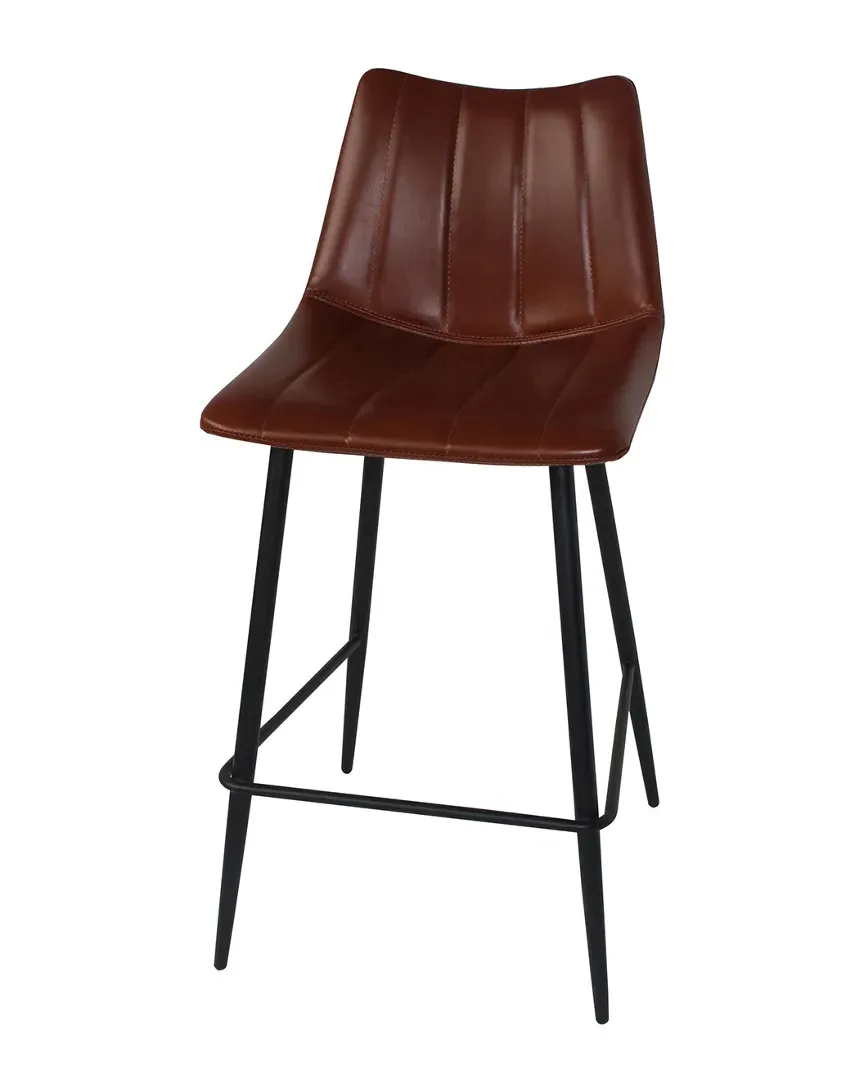 Alibi Counter Stools Set of 2 - Polyurethane, Metal