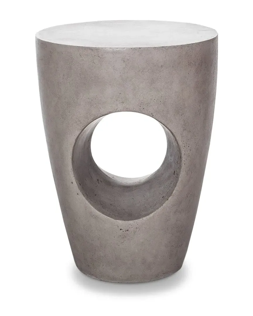 Aylard Outdoor Stool - Grey, Concrete