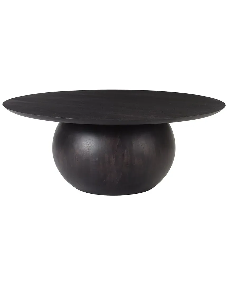 Bradbury Square Coffee Table - Black, Acacia Wood image