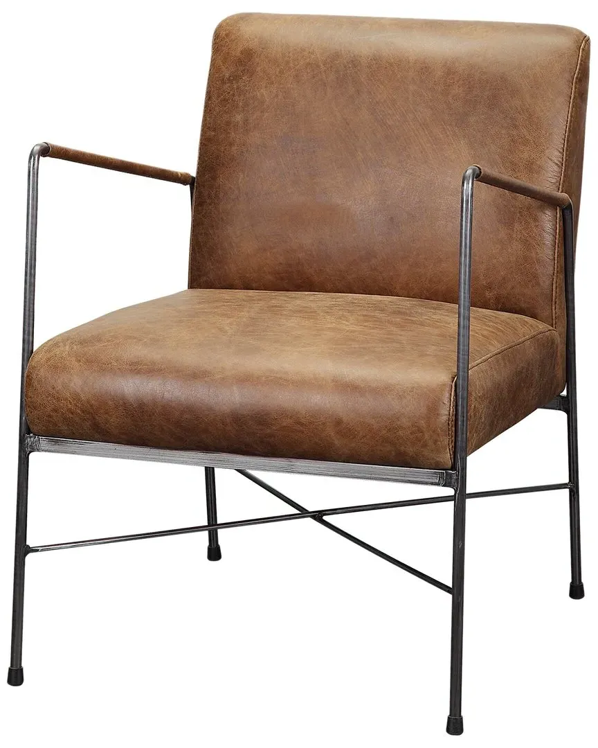 Dagwood Armchair - Brown, Leather image