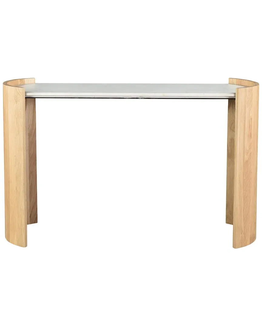 Dala Console Table - Natural, Marble image