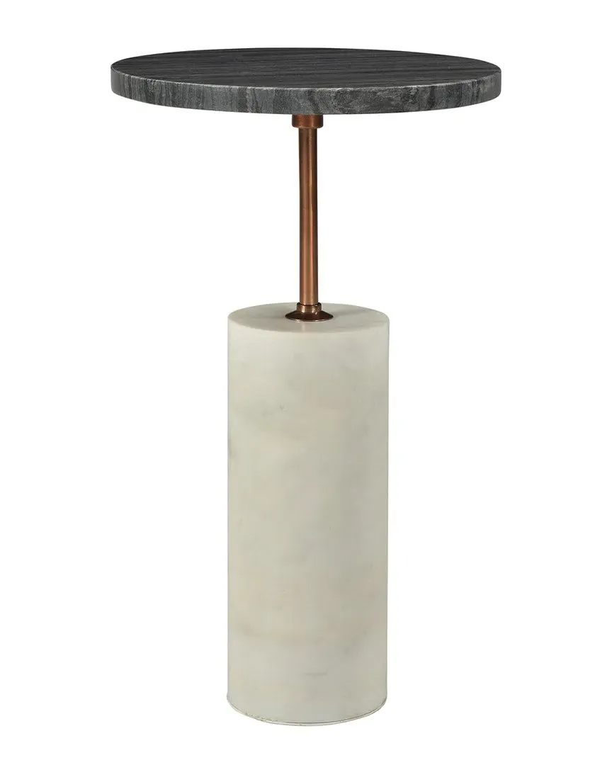 Dusk Accent Table - Black, Marble image