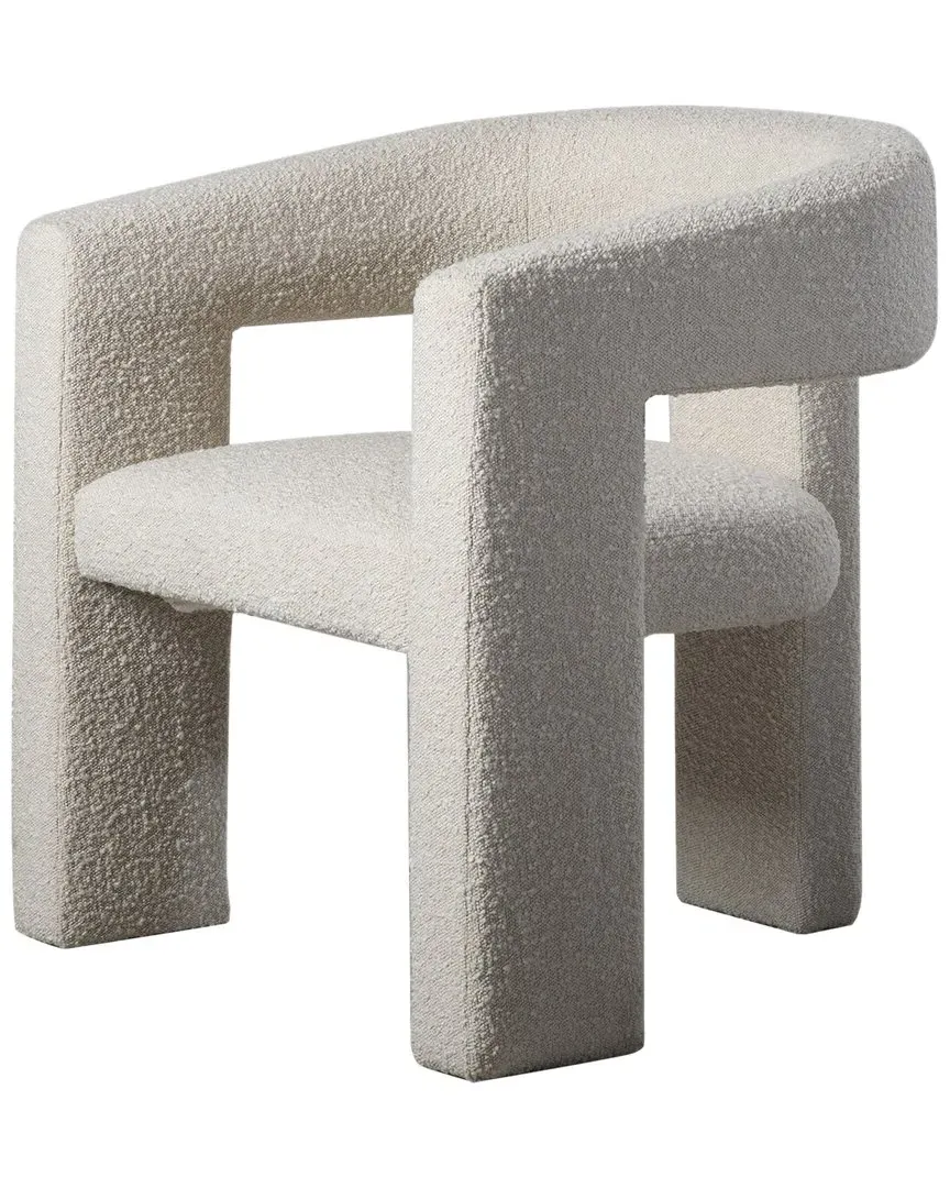 Elo Armchair - White, Boucle
