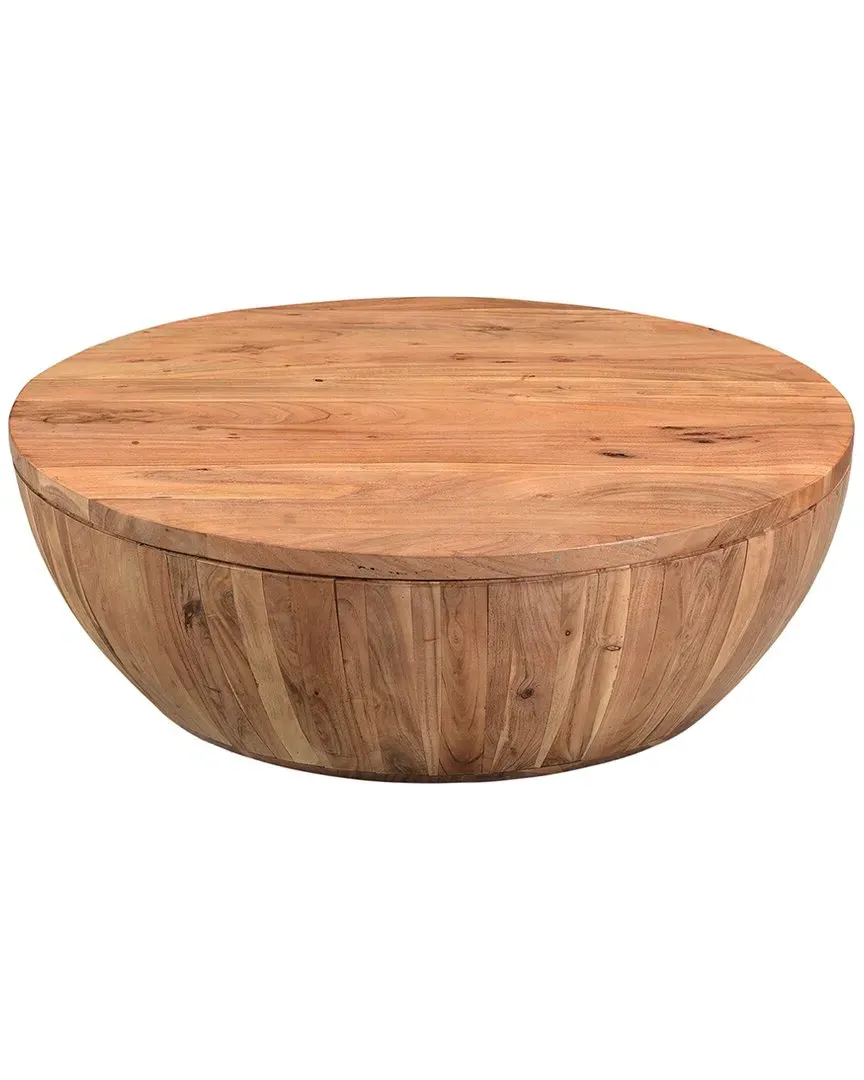 Eske Storage Coffee Table with Swivel Top - Brown, Acacia image