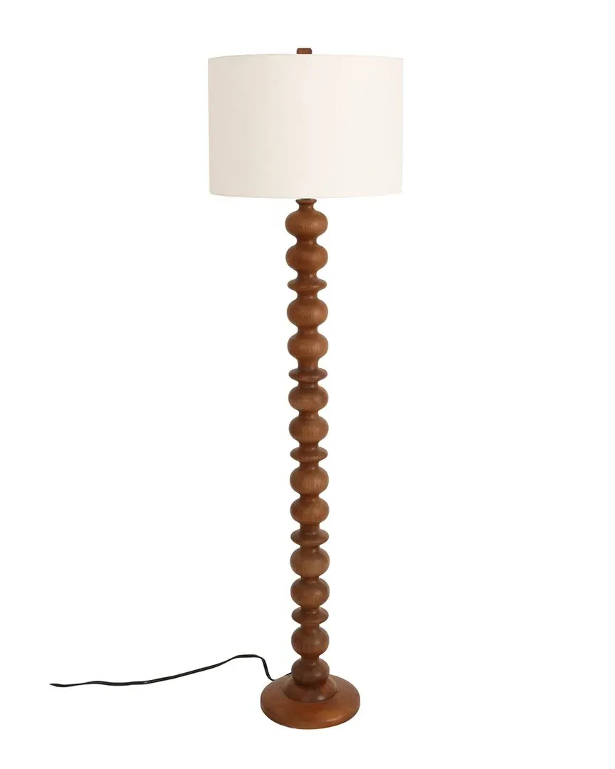 Gwen Floor Lamp - Brown, Mango Wood image