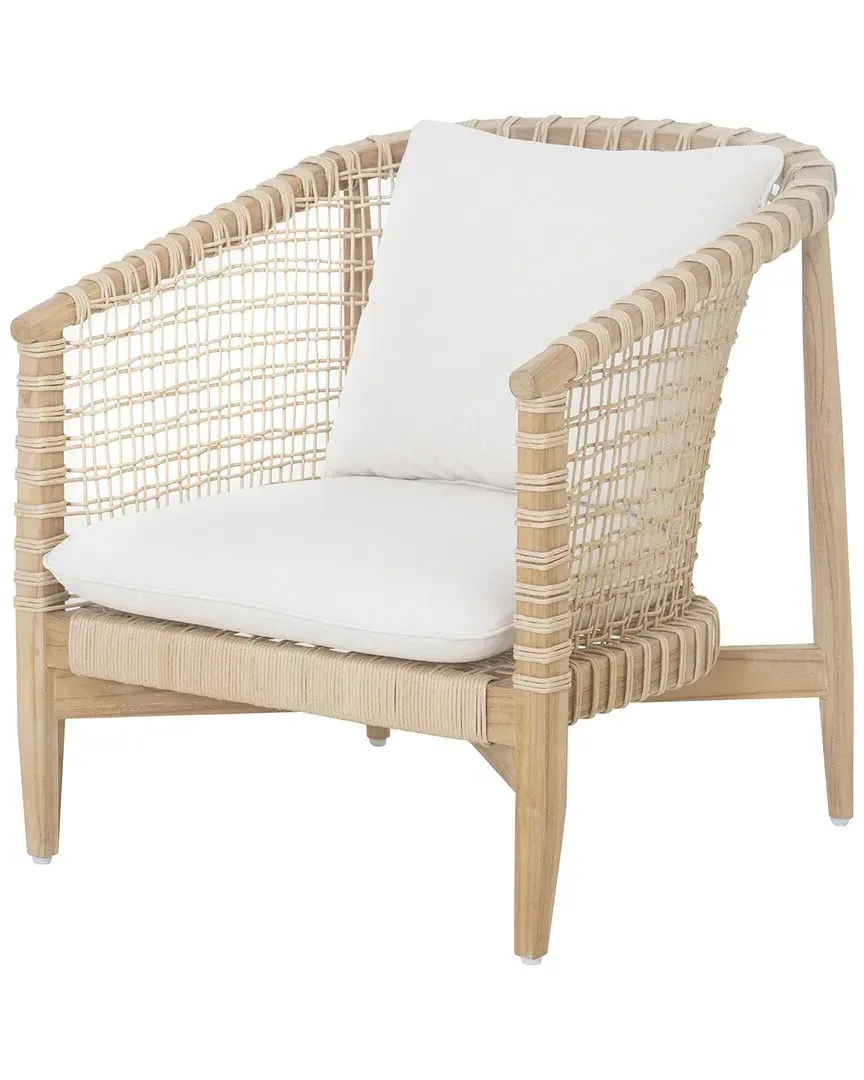 Kuna Outdoor Lounge Chair - Brown, Teak image