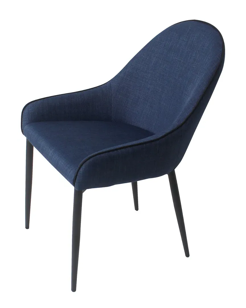 Lapis Dining Chairs Set of 2 - Polyester, Metal image