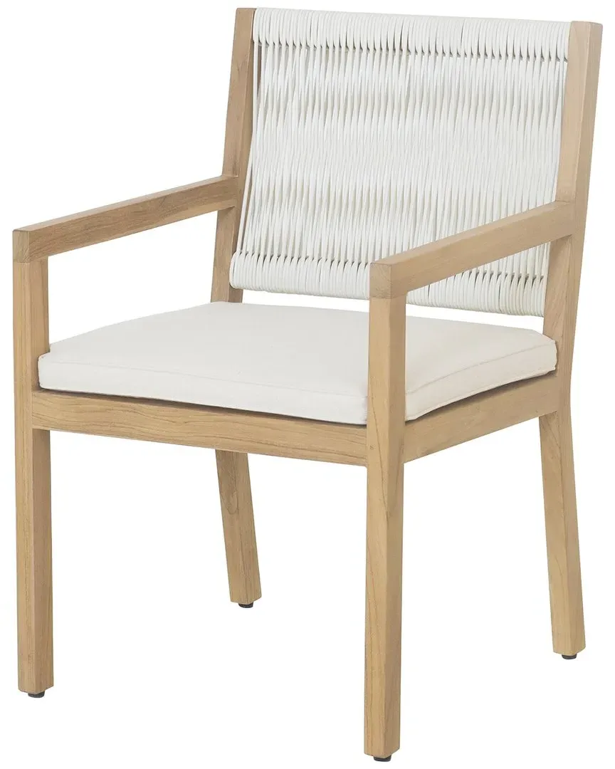 Luce Outdoor Dining Chair - Brown, Teak