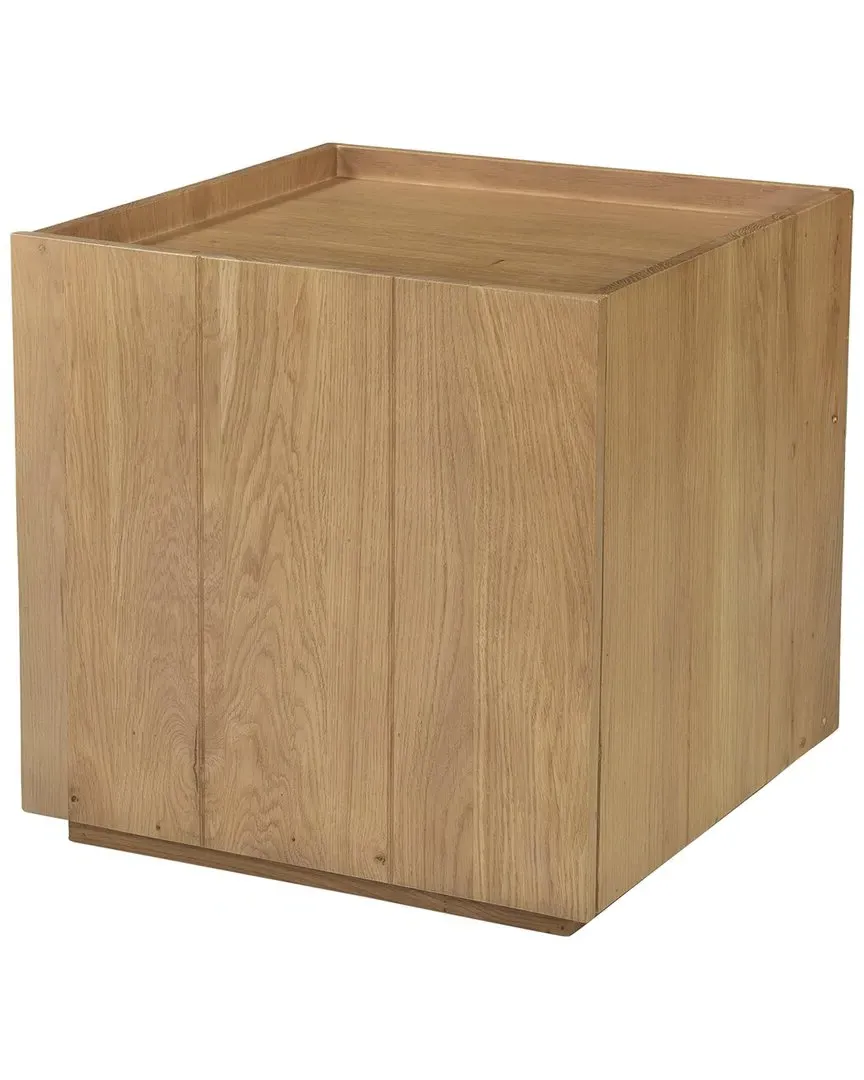 Plank Nightstand with Storage - Natural, Oak image