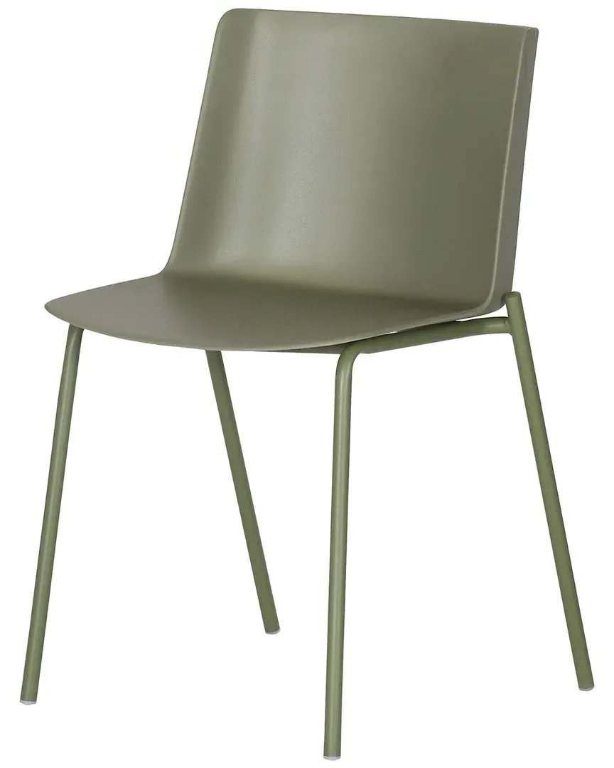 Silla Outdoor Dining Chair - Green, Polypropylene image