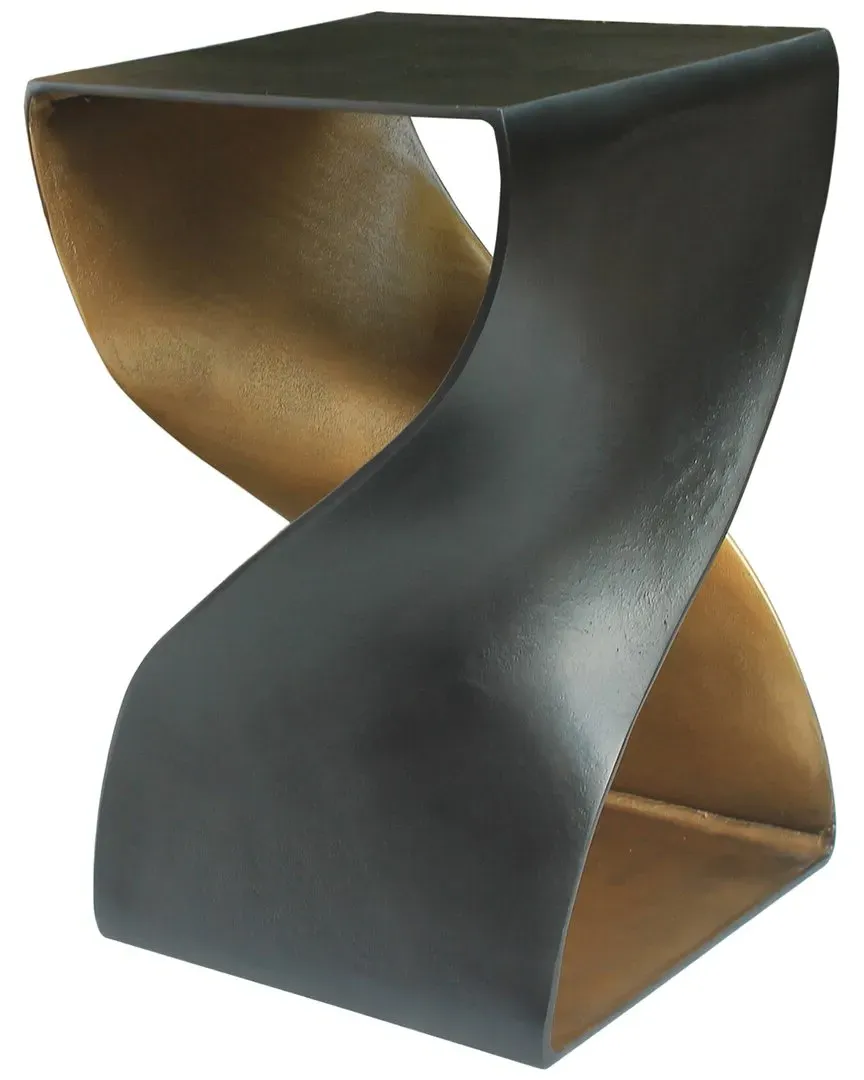 Twist Accent Table - Black, Aluminum image