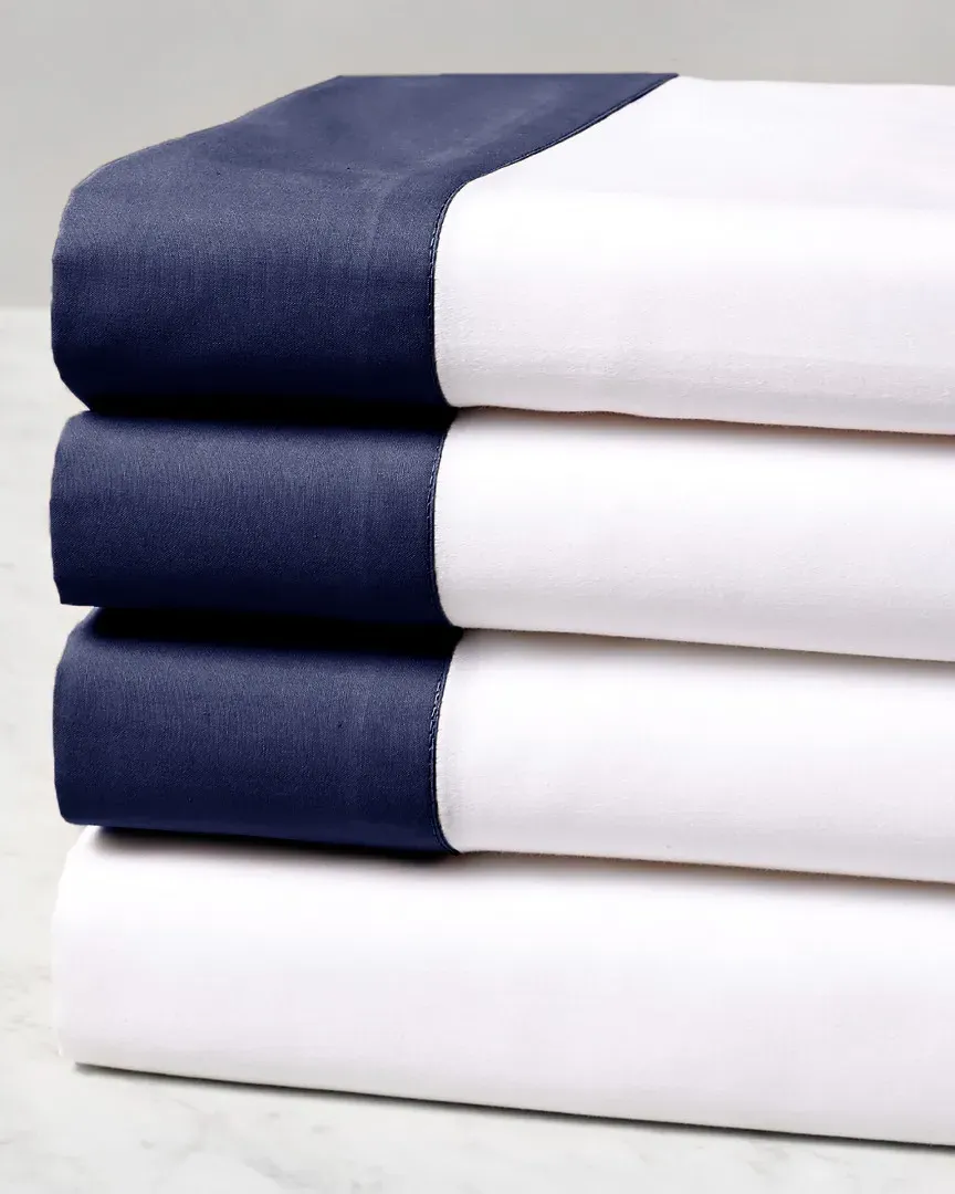 400 Thread Count Liason Belladona Sheet Set - Navy, Cotton image