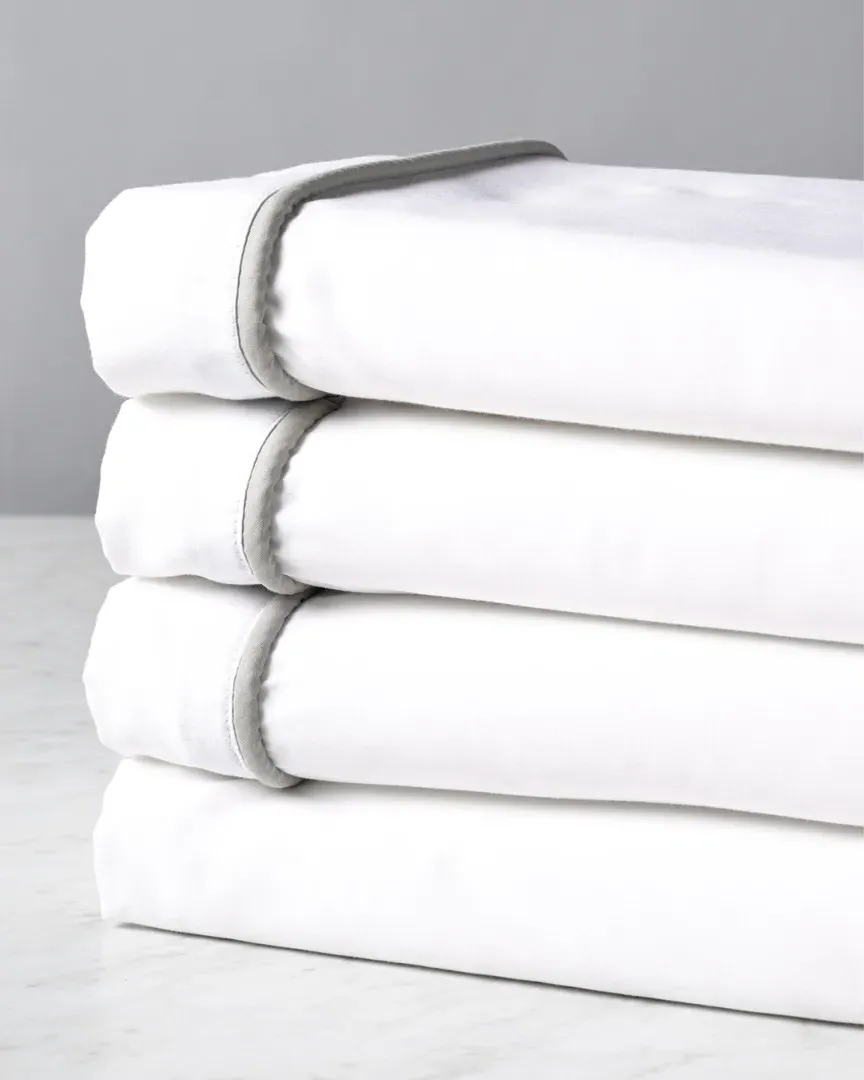 400 Thread Count Sheet Set - White, Cotton image