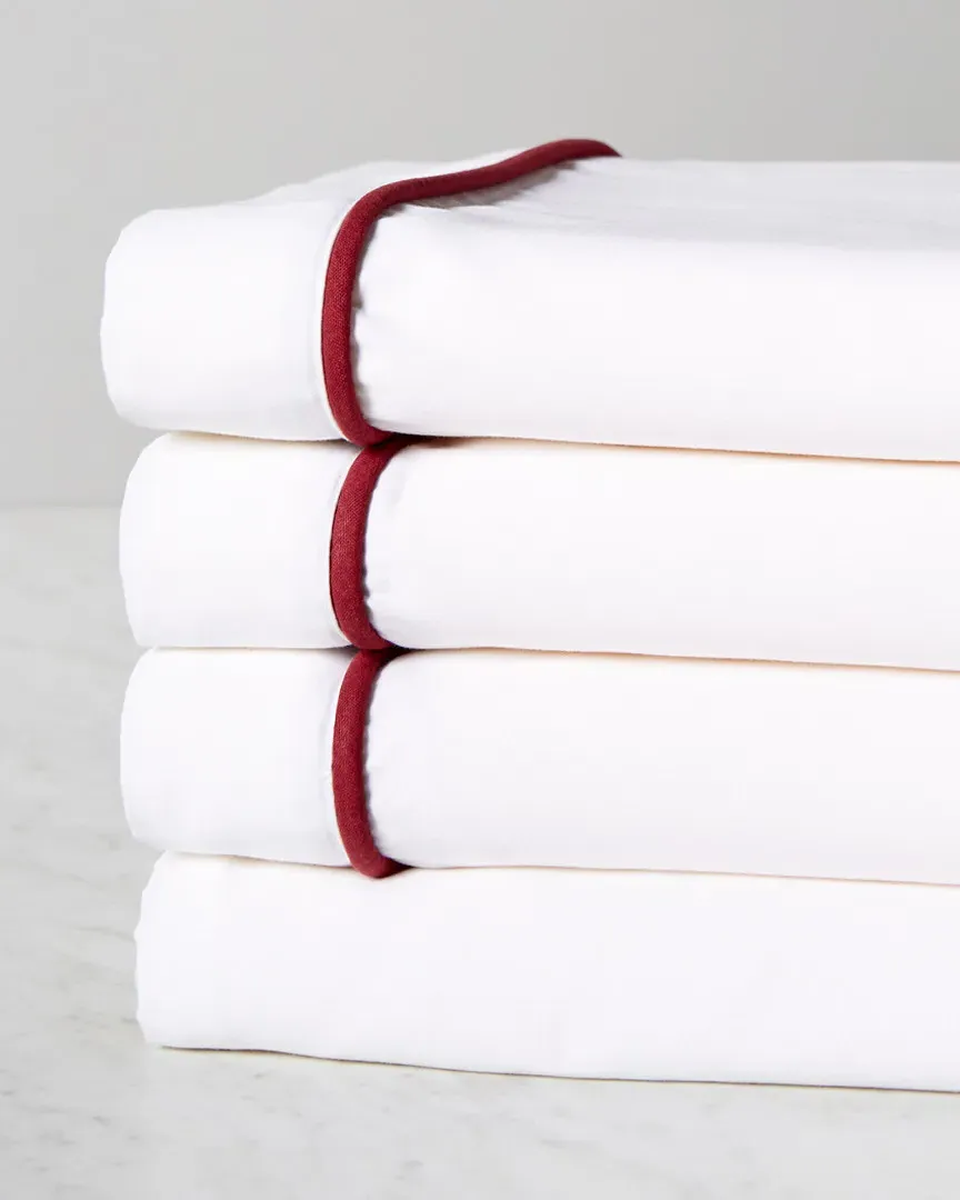 400TC Glam Sheet Set - White, Cotton