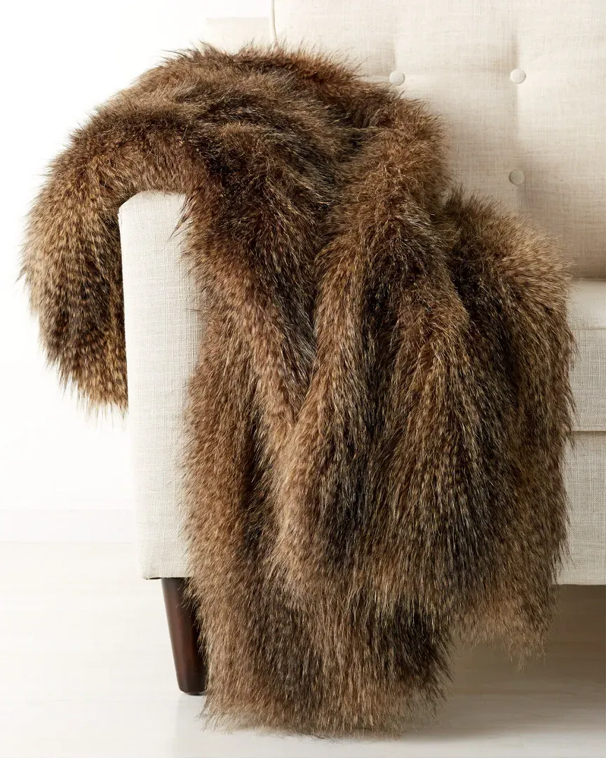 Raccoon Throw - Synthetic Fur image
