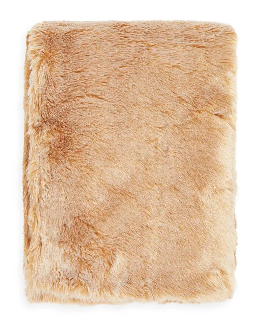 Yosemite Bear Faux Fur Throw - Brown