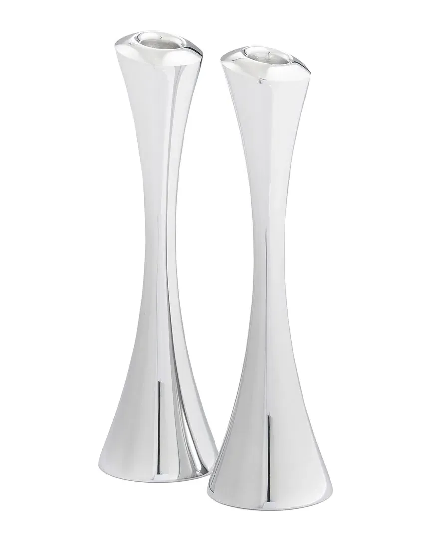 Aquila Candlestick Pair - Silver, Alloy image