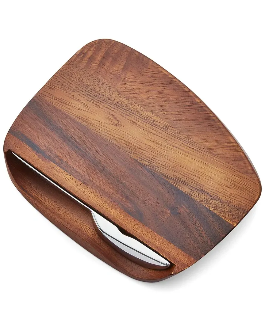 Blend Bar Board with Knife - Brown, Acacia Wood image