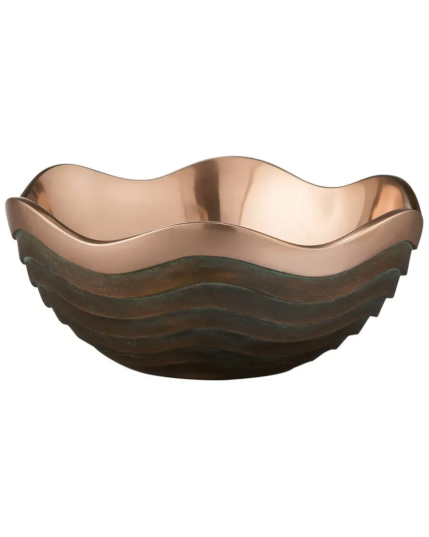 Copper Canyon Bowl 10in - Copper, Sterling Silver