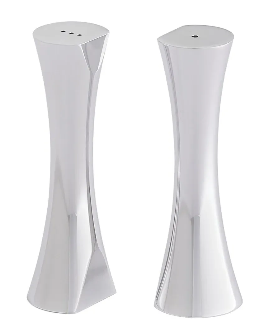 Kissing Salt & Pepper Shakers - Silver, Nambe Alloy