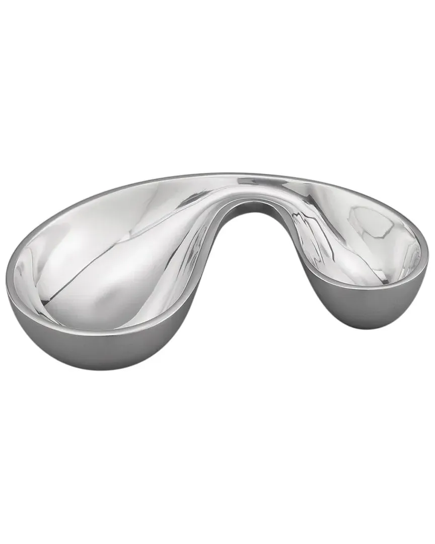 Morphik Olive Bowl - Silver, Nambé Alloy image