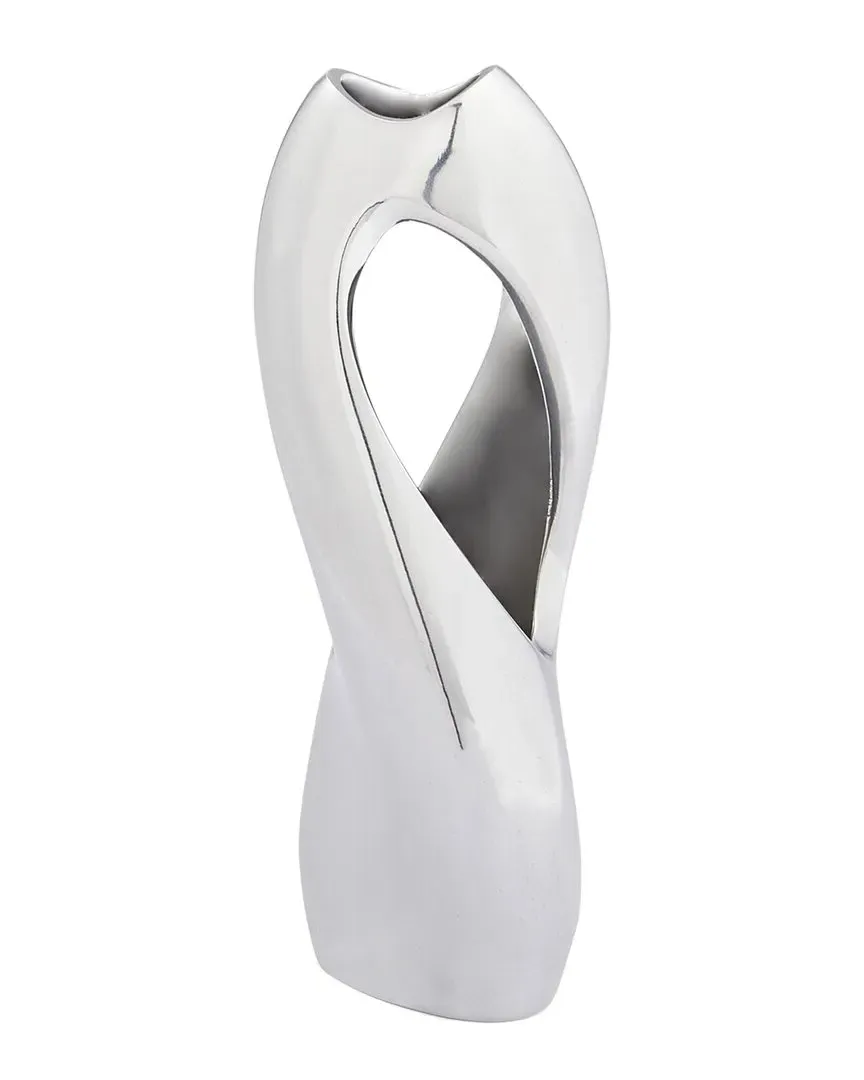 Pebble Twist Bud Vase - Silver, Nambe Alloy image