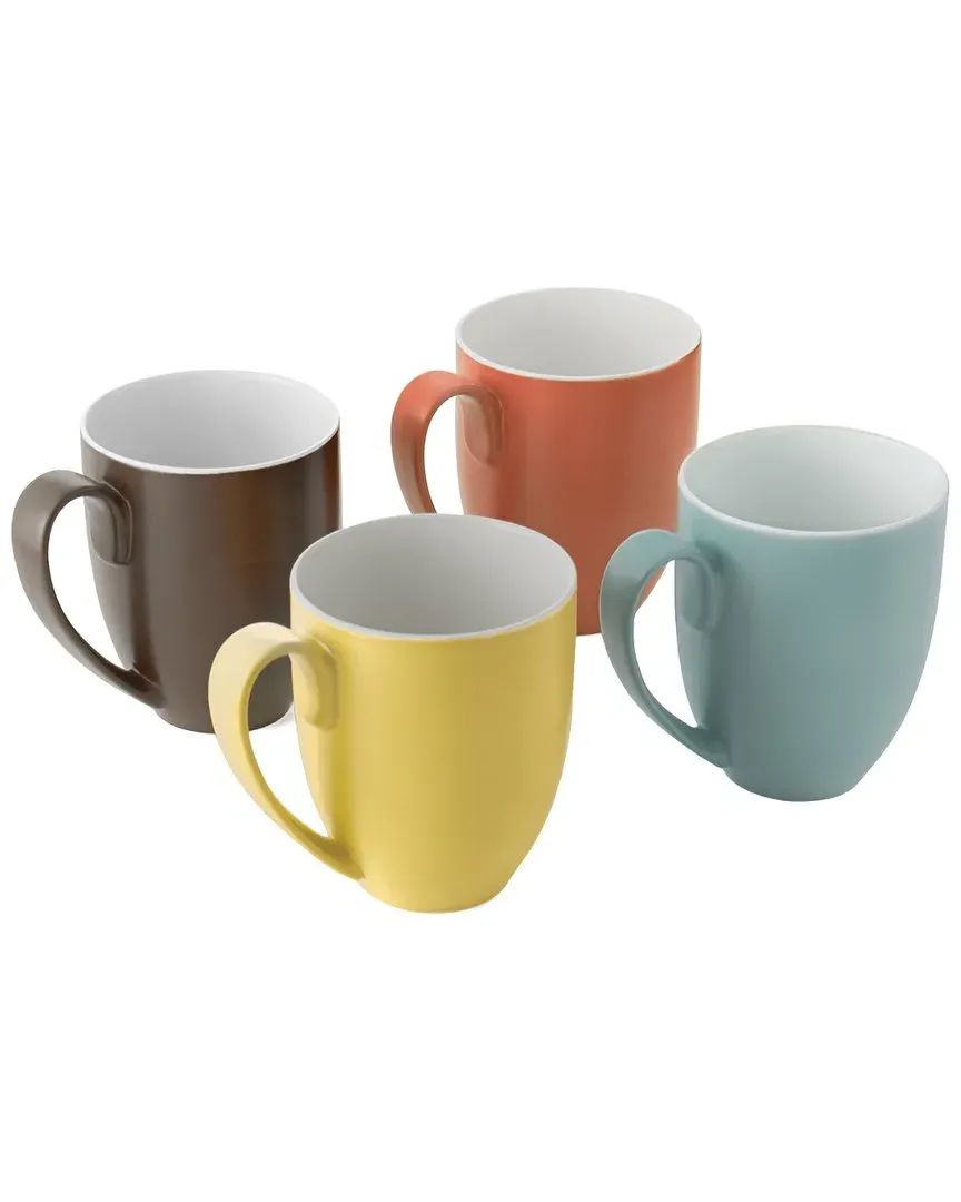 Pop Colours Mugs Set of 4 - Multi, Stoneware
