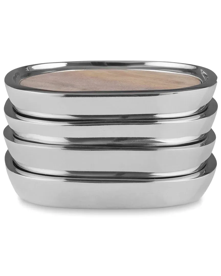 Sandstone Coaster - Silver, Nambe Alloy image