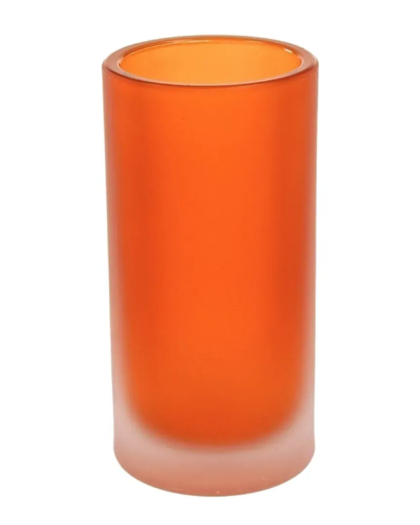Free Standing Glass Tumbler - Orange image