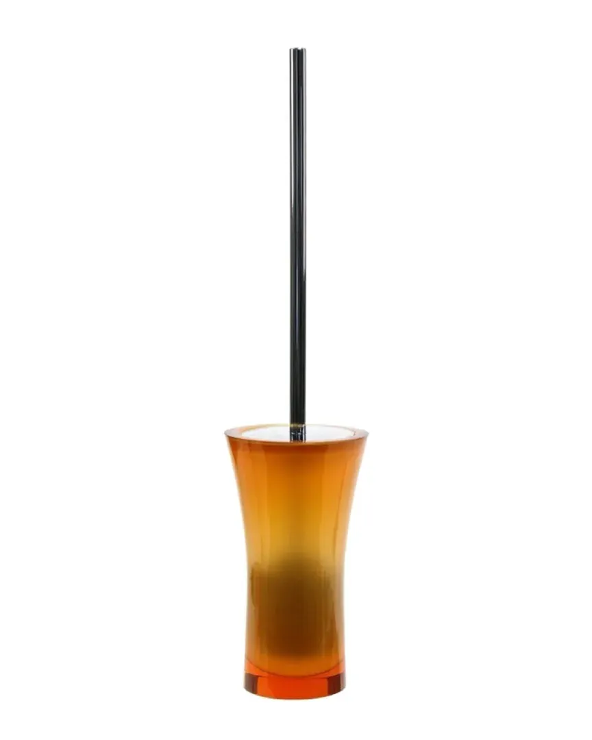 Free Standing Toilet Brush Holder - Orange, Thermoplastic