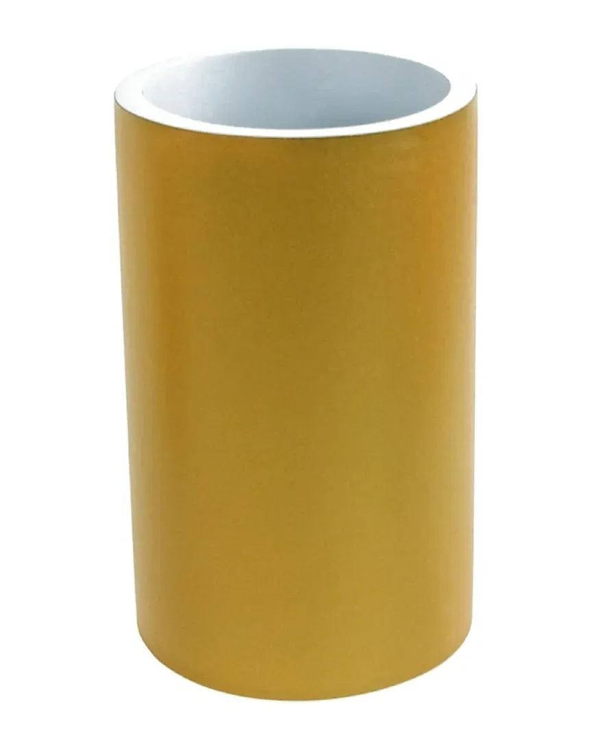 Round Toothbrush Holder - Gold, Thermoplastic image