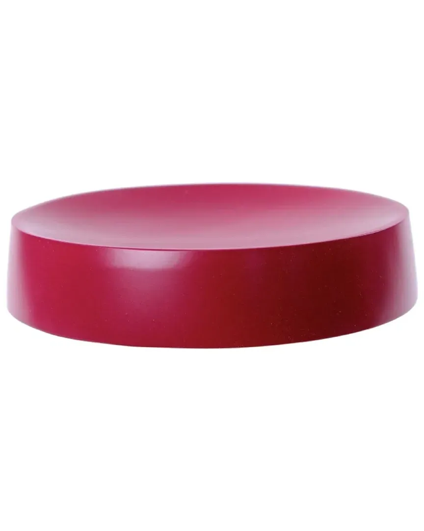 Ruby Round Soap Dish - Red, Thermoplastic Resin image