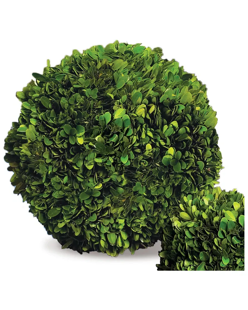 12in Decorative Ball - Green, Boxwood image