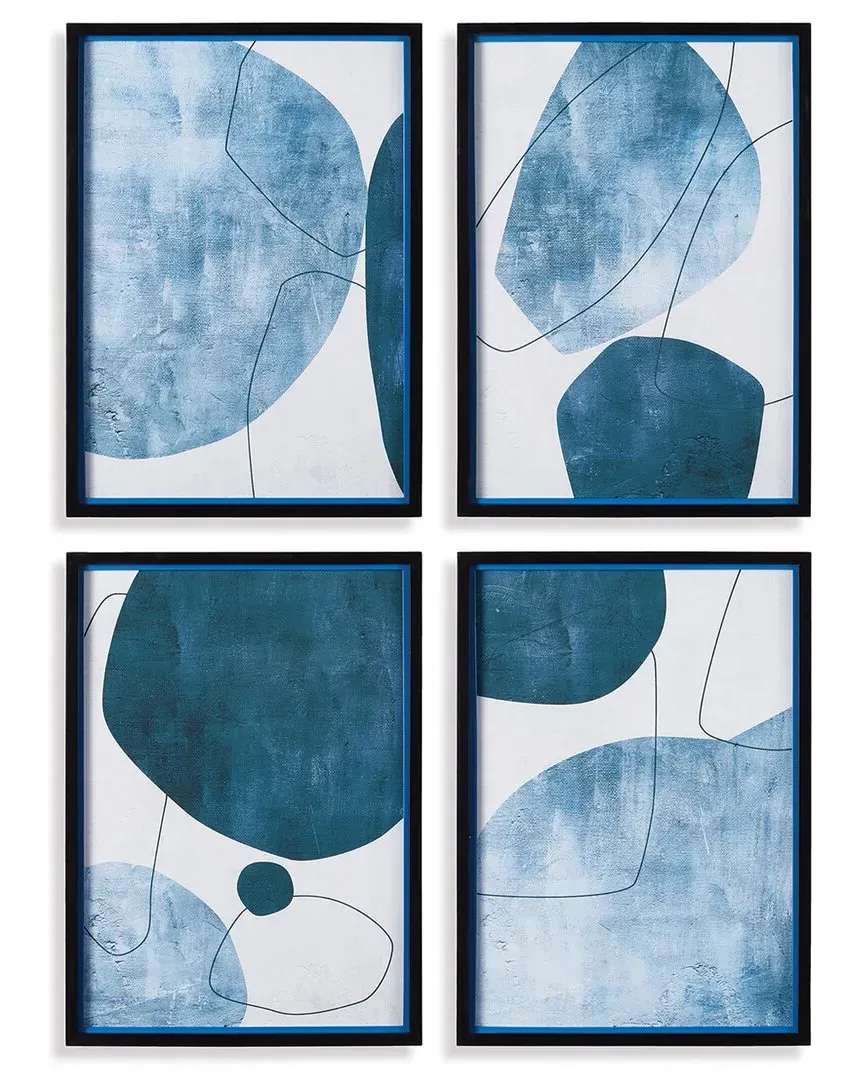 Abstract Ecliptic Prints Set - Fir Wood image