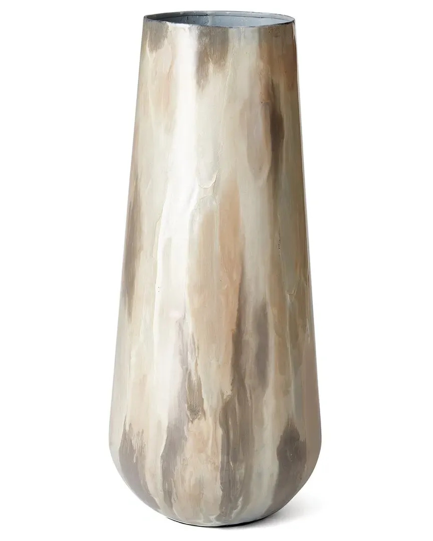Almeta Large Vase - White Pearl, Iron image