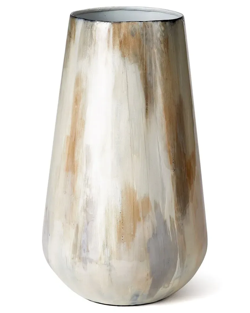 Almeta Small Vase - White Pearl, Iron image