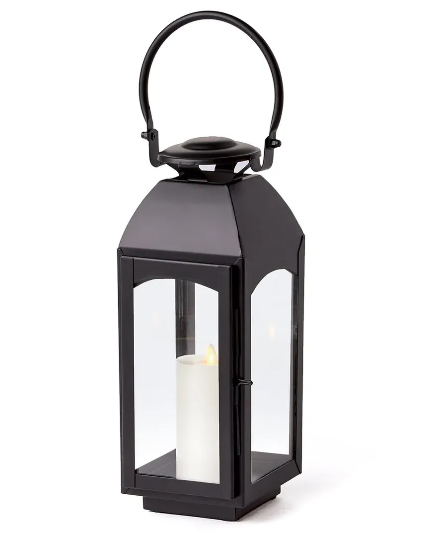 Antoinne Outdoor Lantern - Black, Iron image
