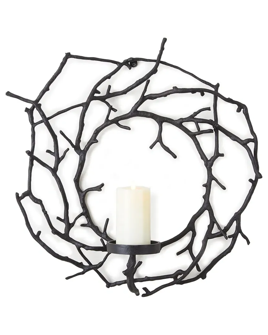Branch Wall Candleholder - Black, Aluminum image