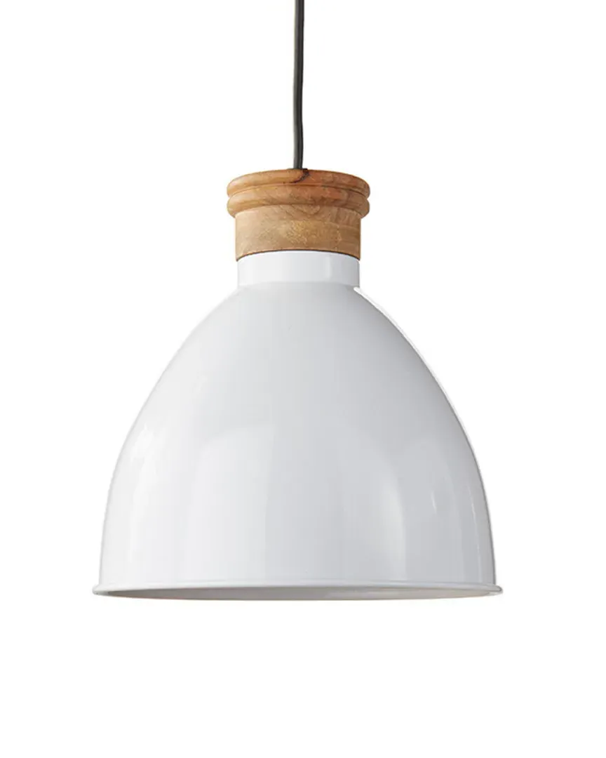 Brody Pendant Light - Glossy White, Iron image