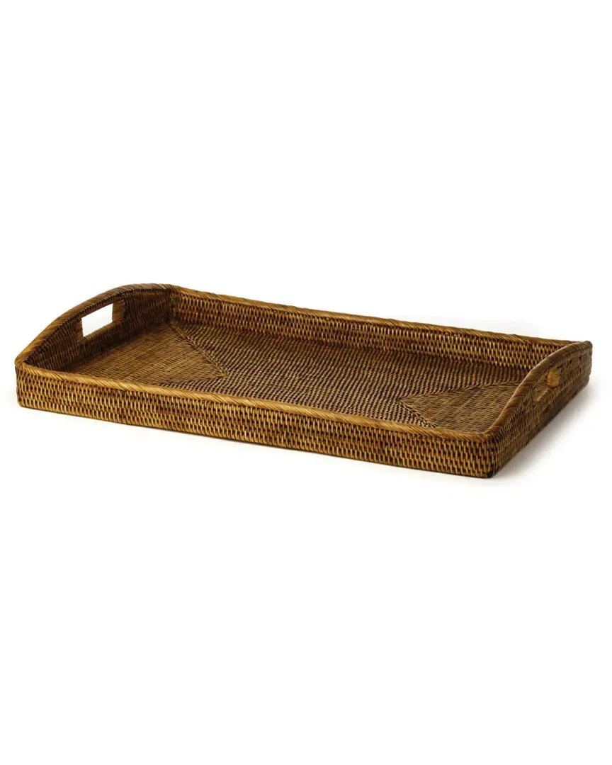 Burma Rattan Morning Tray - Brown image