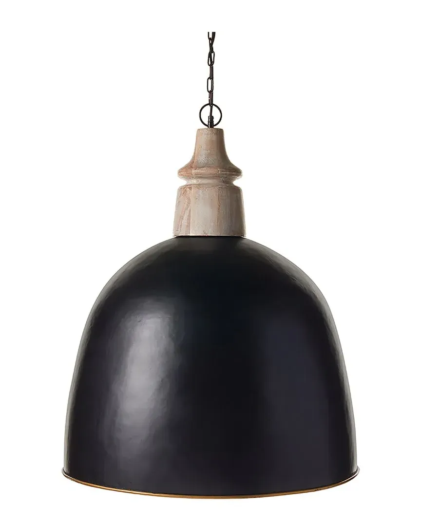 Byzantine Grand Dome Pendant - Black, Iron