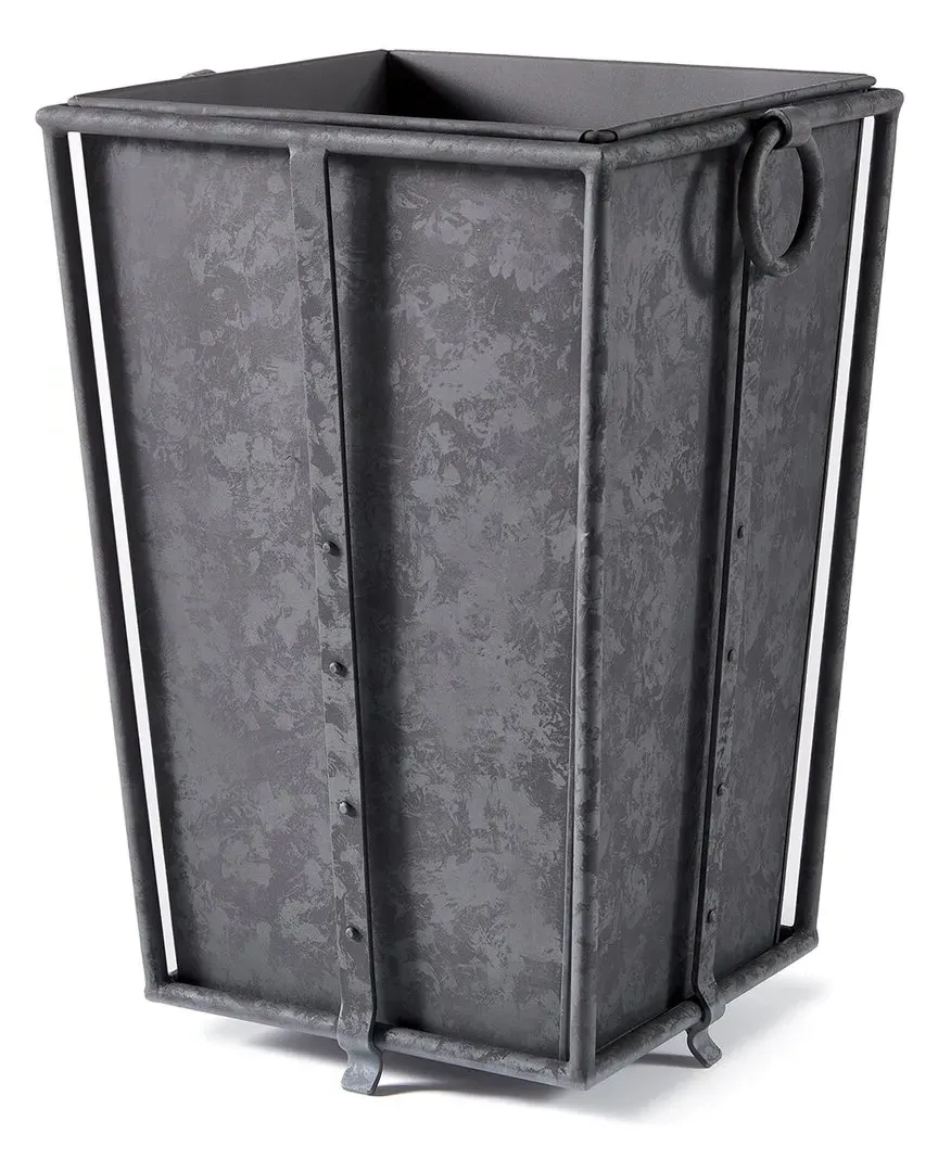 Callahan Large Tapered Planter - Grey, Iron