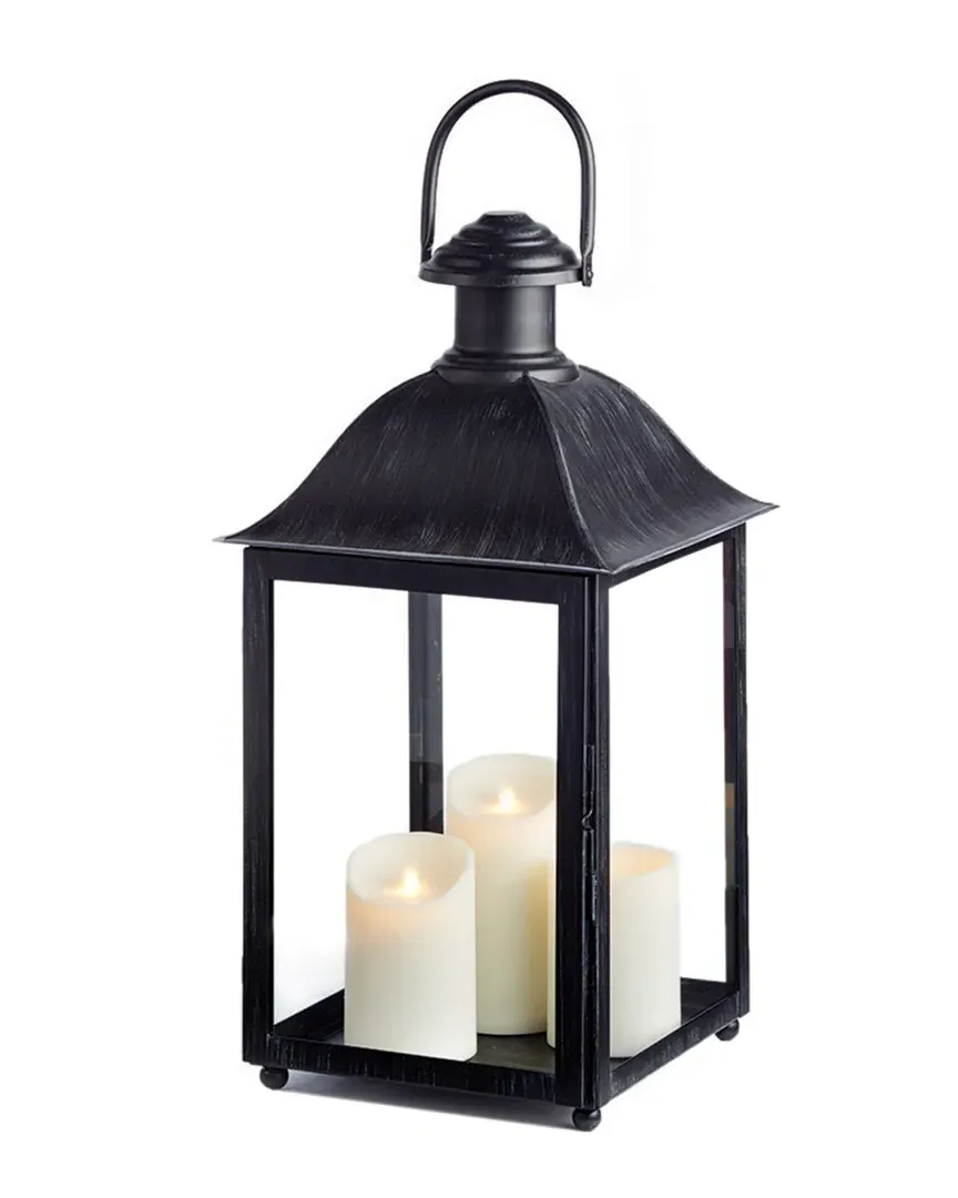 Coach House 23in Outdoor Lantern - Washed Black image