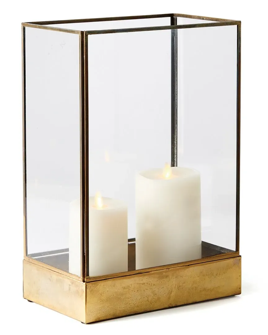 Cottage Hurricane Large - Gold, Glass image